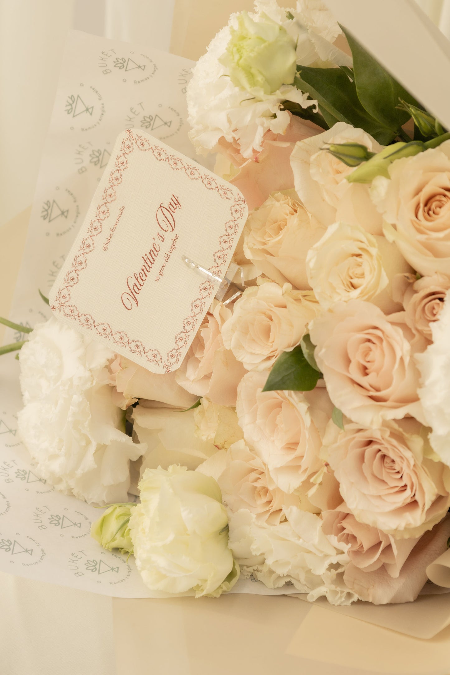 Ramo 24 rosas rosadas valentine´s